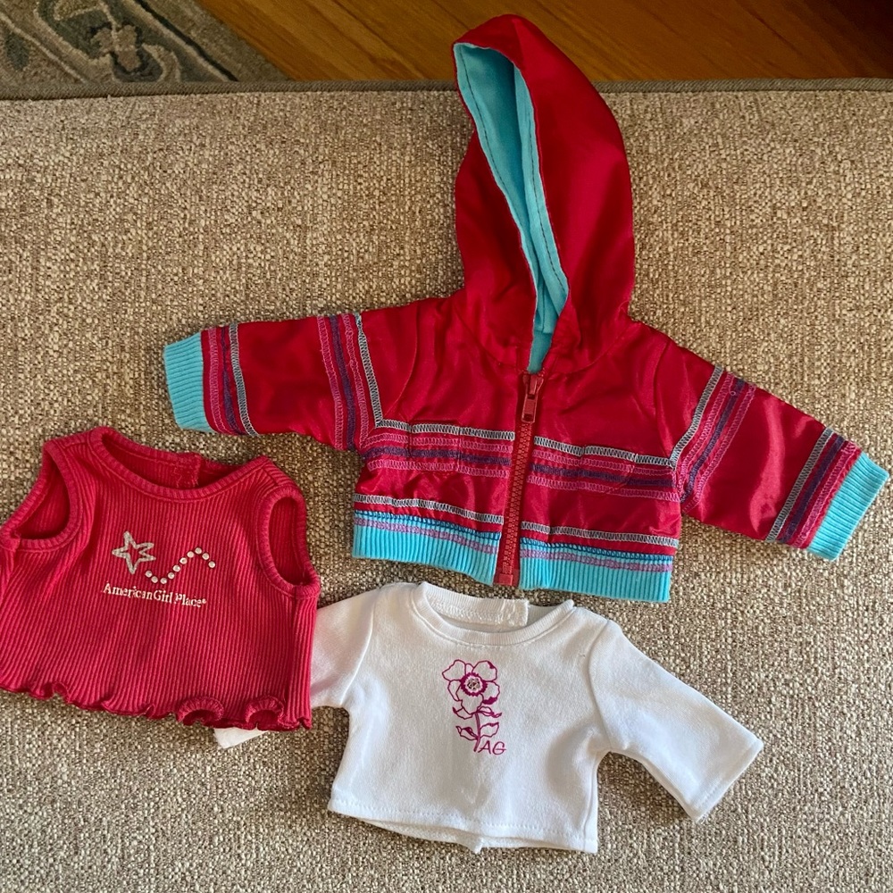 American Girl Doll Shirt & Jacket Bundle